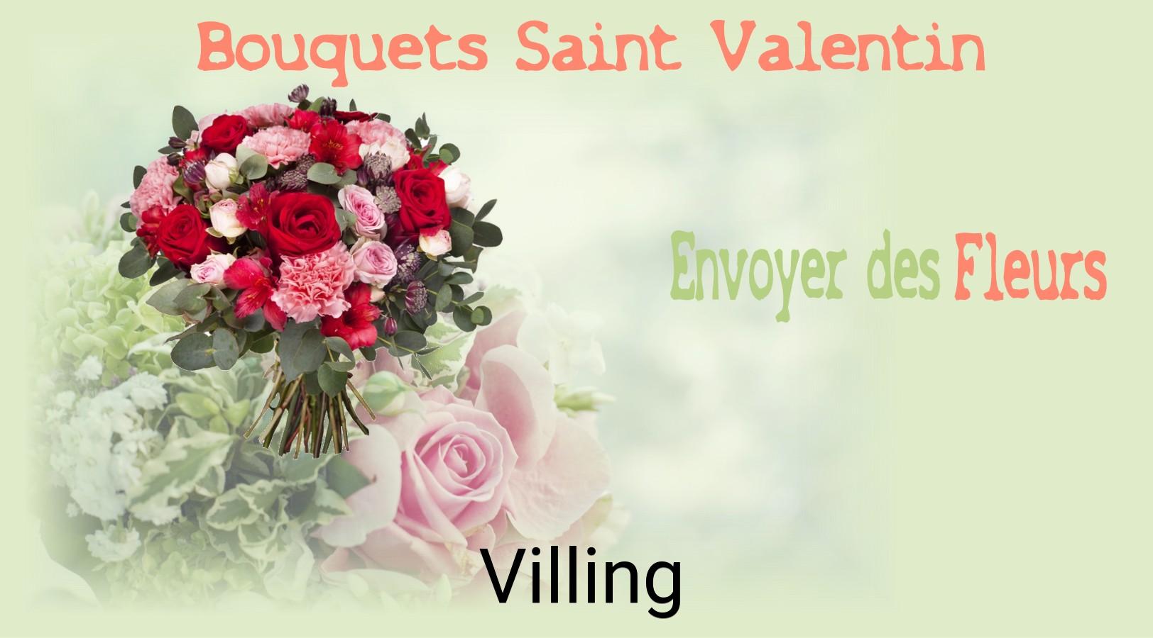 Roses de Saint-Valentin livrées à Villing